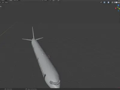 BOEING 777X 3d model 3D model