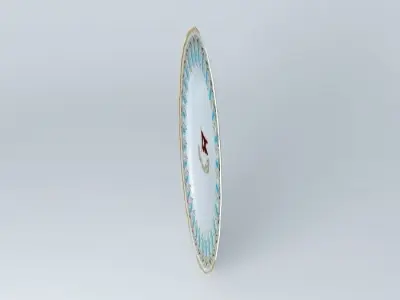 TITANIC 1st Class Dinner Plate Relic Free 3D model