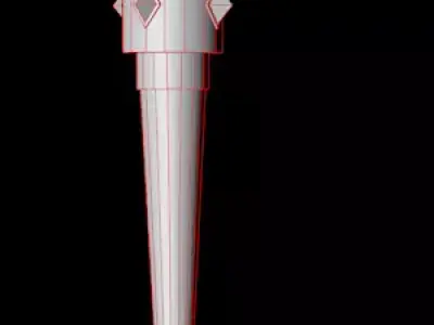Free spiked club wooden club Free 3D model