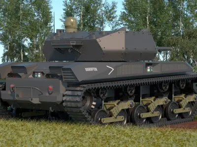 Ripsaw M5 Electric Tank 3D model purchase