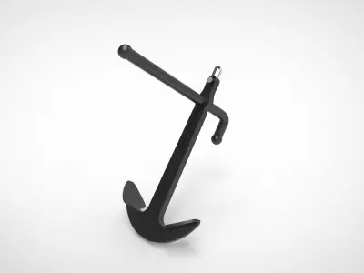 Admiralty Anchor 3D model