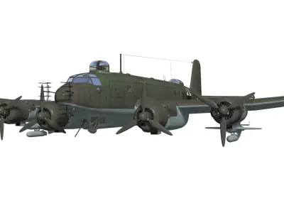 focke wulf fw-200 condor 3D model purchase