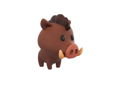 Character196 Boar 3D model