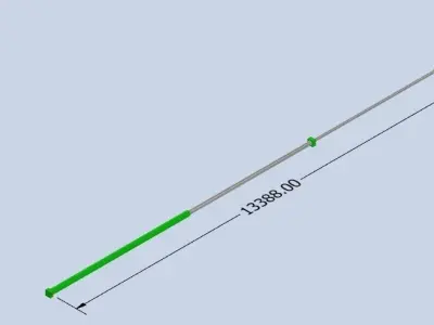 Hdyraulic cylindersTele 13380 mm  3D model