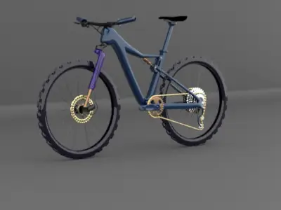 MTB Mountain Bike 2020 Model Maya Materials 3D model