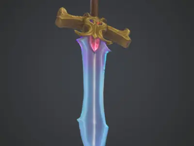 The Magic Soured  low poly  Low-poly 3D model