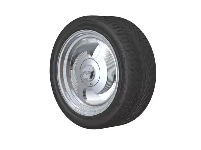 Wheels HRBB Deuce Ninja 18inch for your scale model 3D print model