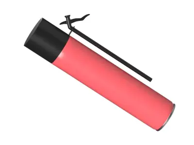 Polyurethane foam 750 ml open mockup 3D model