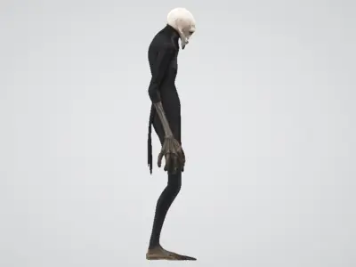 Shudderman Low-poly 3D model