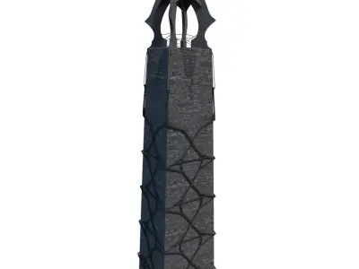 Fantasy Watch Tower Low-poly 3D model