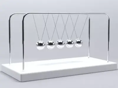 Newtons Cradle Free 3D model