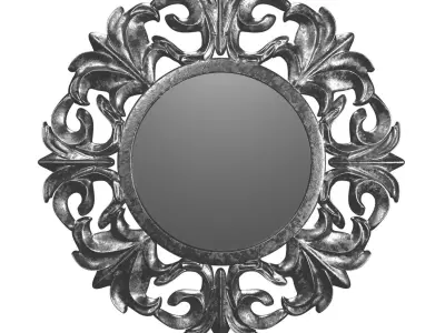 Veidrodis Large Baroque Mirror 3D model