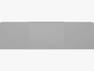 Basic Box Label - Geometry Only No Textures No Materials 3D model