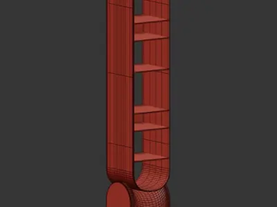 Vague Bookshelf  By Bonaldo 3D model