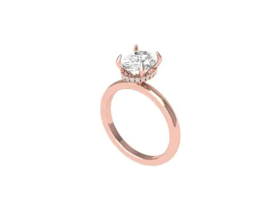Wedding Ring  3D print model 78