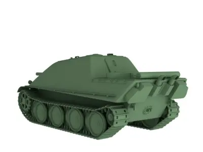 Tank-battle carrier Free 3D model