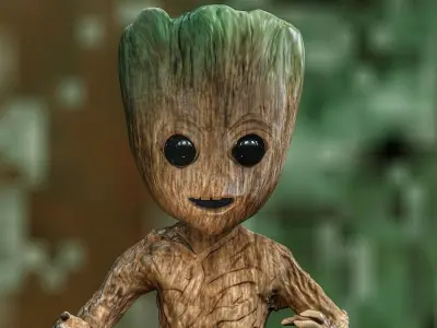 Baby groot 3D model