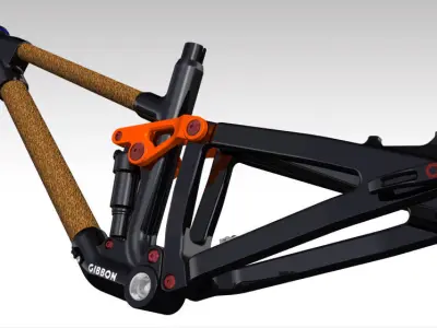 Frame MTB Full Suspension 3D model