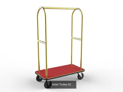 Hotel Trolley Collection 3D Model Pack