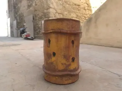 Old dustbin 3D print model