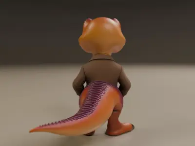 dinosaur 3D print model 8