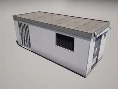 Electrical Utility Transformer Station 3D model