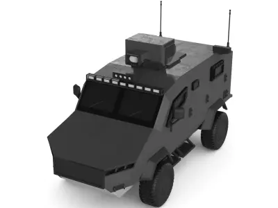 Military JLTV 3D model PBR