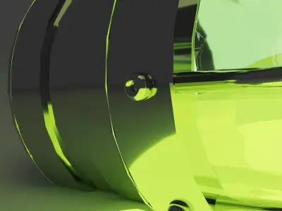 Ooze broken canister radioactive mutagen  3D model