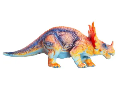 Triceratops Toy 01 3D model