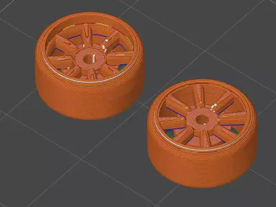 WATANABE RS JDM 2 wheels in HW scale 3D print model