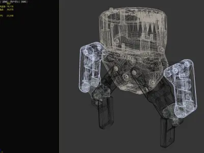 Finger Adaptive Gripper 3D model