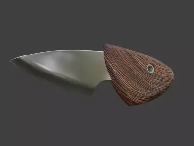 Download Knife 3D model with Textures Free Free 3D model