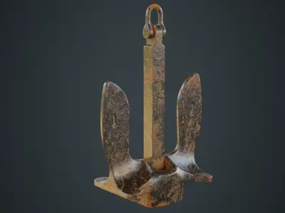 Anchor 1B Low-poly 3D model