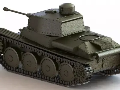 Tank PZW 39 3D print model