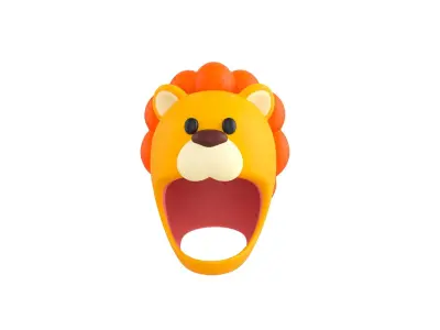 Prop041 Lion Hat 3D model