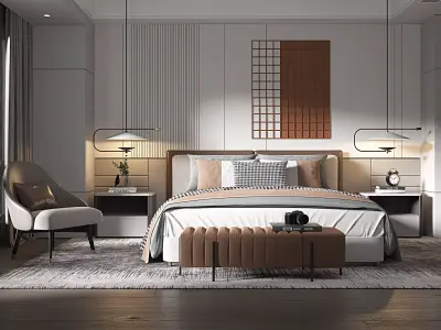 Bedroom interior 03 3D model