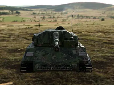 StuG IV Tank Destroyer  3D model