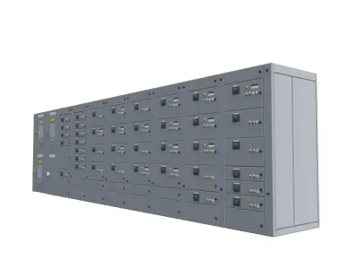 Switchboard 11 Low-poly 3D model