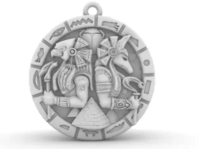 Anubis Pendant  3D print model