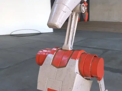 battledroid from star wars 3D model