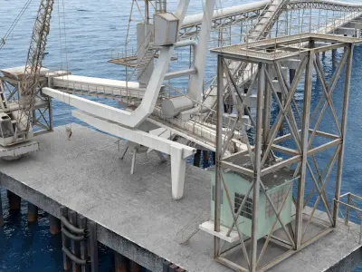 Cement Plant 3D model purchase