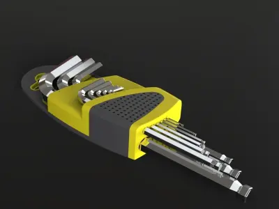 Allen Key Wrench 3D model