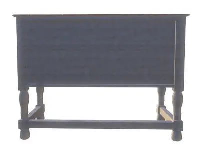 Low Poly Antique Drawer Low-poly 3D model