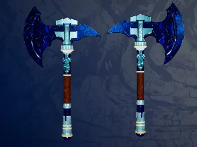 Axe of Honor Low-poly 3D model