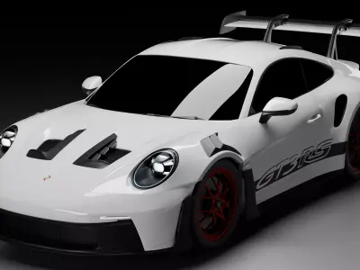 Porsche 911 GT3 RS 2023 Highpoly 3D model