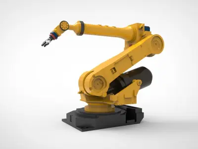 Industrial robot arm 1 3D model