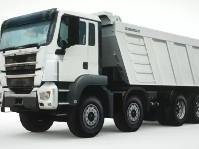 Generic Dumper truck Low-poly 3D model