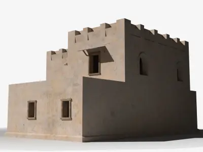 Arab x33 Low-poly 3D model