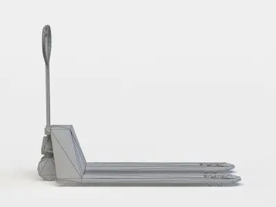 Pallet jack Low-poly 3D model get