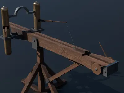 Ancient Roman Scorpio Low-poly 3D model